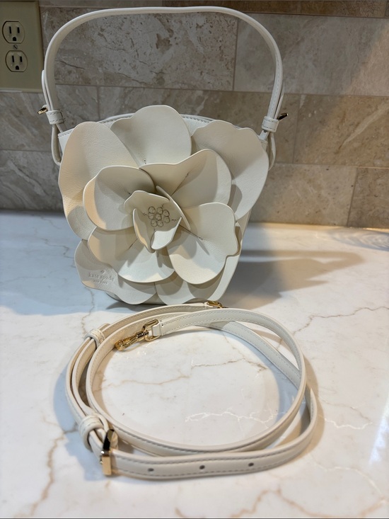 kate spade Handbags - kate spade Flora Bucket Bag in Meringue NWT MSRP $449
